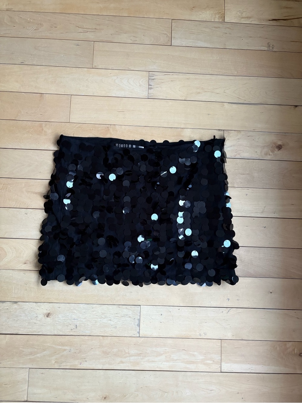 Black Sequin Mini Skirt - Sleek Party Ready